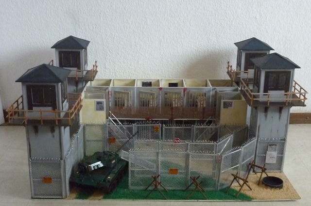 prision Walking dead para 13cm figuras