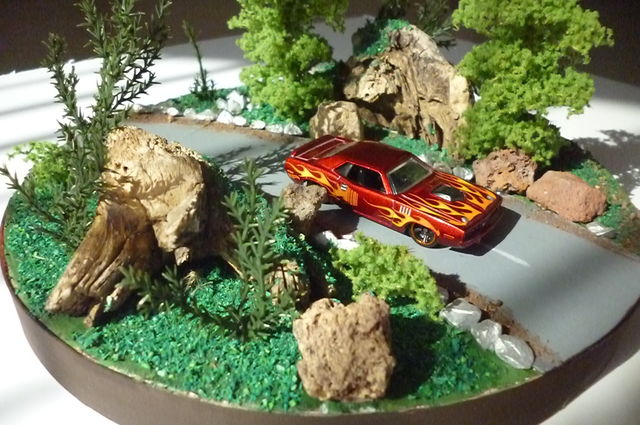 paisaje hotwheels